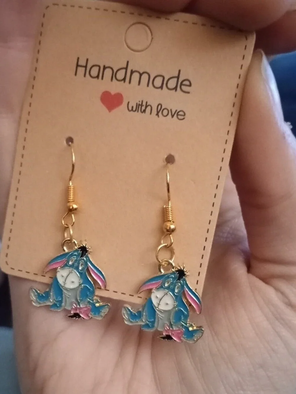 $8 Each Or Bundle 5/$20 Handmade Kids Eeyore Drop Earrings